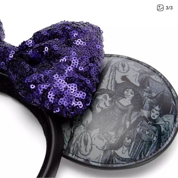 Sequined Villain Ears - Picture 3 of 4